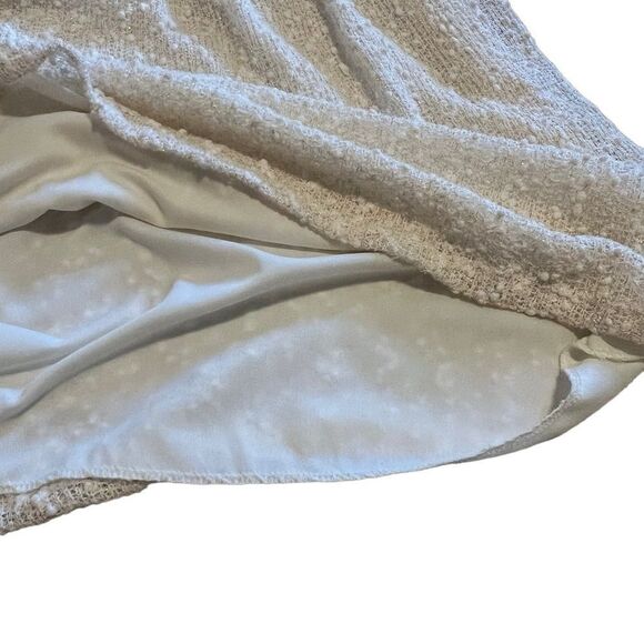 Impeccable Pig Sleeveless Cream and Gold Dress w/Back Cut Out. Sz L. Great Cond - Picture 13 of 13